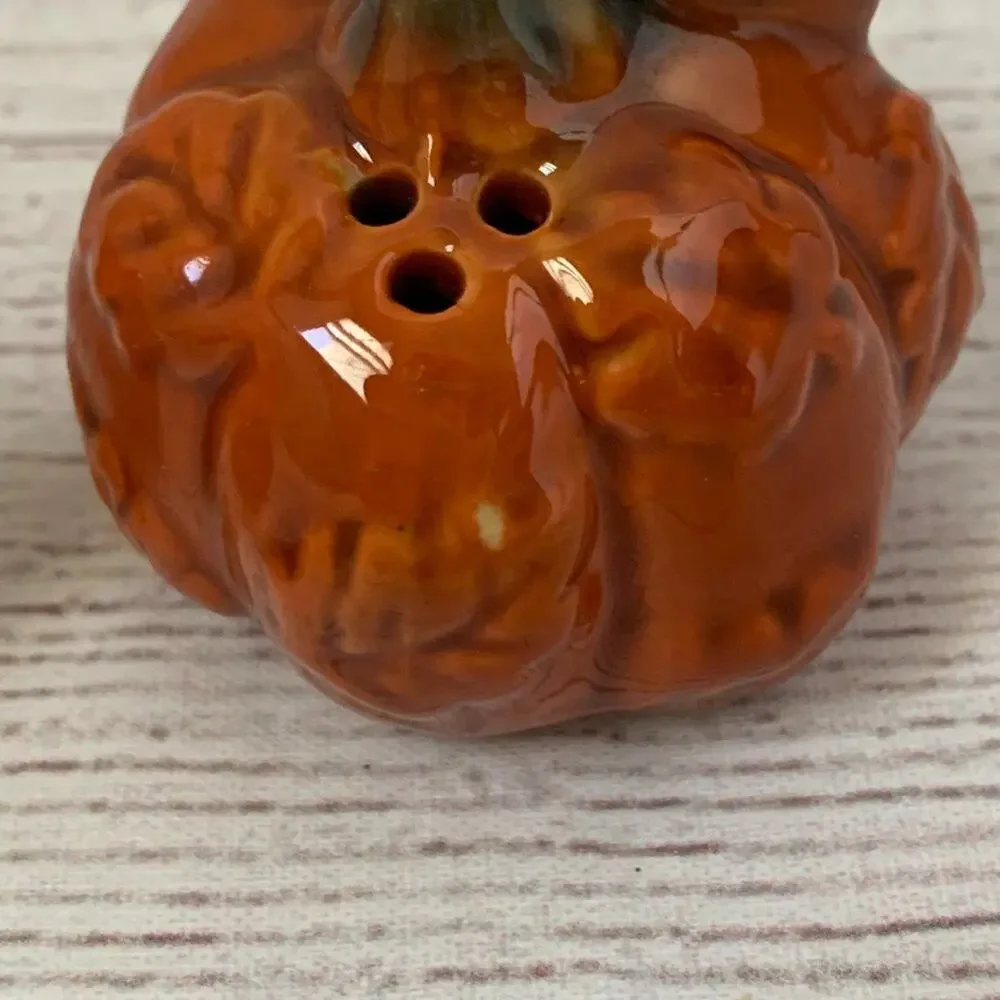 Turkey and Pumpkin Salt and Pepper Shaker Set Fall Dining Decor Thanksgiving